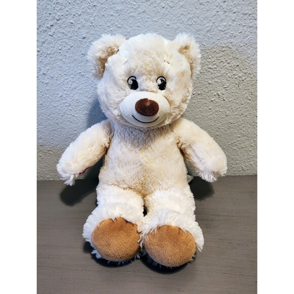 Build A Bear Lil Coconut Cub Cream Teddy Bear Plush Stuffed Animal - Picture 9 of 10